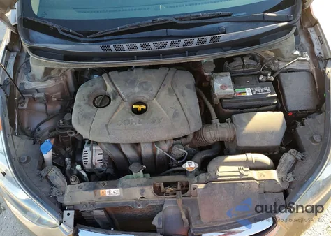 2013 Hyundai Elantra Gls из США, поврежденный, VIN 5NPDH4AEXDH419073